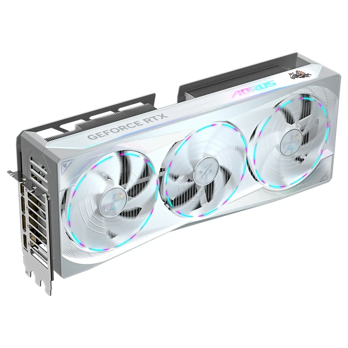Gigabyte AORUS GeForce RTX 5080 MASTER ICE 16G Graphics Card, 16GB GDDR7 256bit, PCI-E 5.0, 2805MHz, Ice