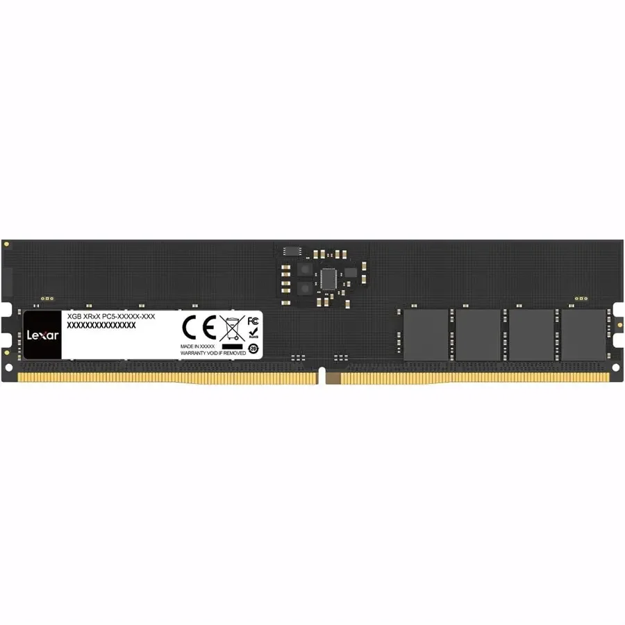 Lexar UDIMM 16GB DDR5 RAM 5600MHz, 288-Pin, CL46-45-45-90, 1.1V, High-Performance Gaming DRAM U-DIMM For PC (LD5U16G56C46ST-BGS)