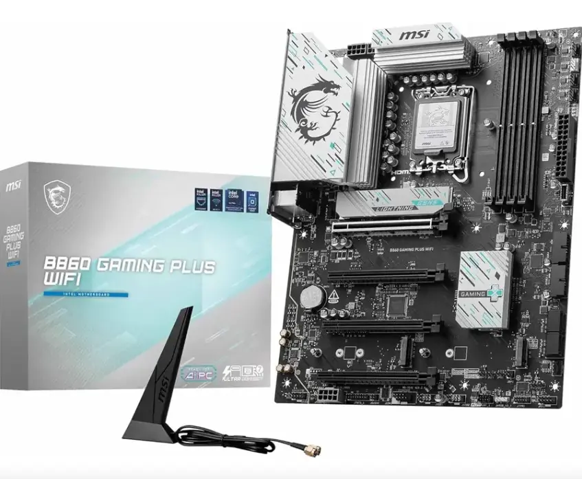 MSI B860 GAMING PLUS WIFI Motherboard | ATX LGA 1851 Intel DDR5