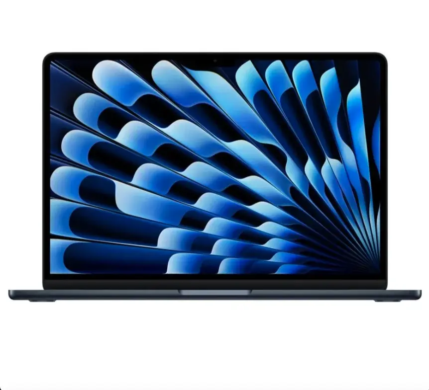 Apple MacBook Air 13.6 Inch Laptop, Apple M4 10-Core Chip, 16GB Unified RAM, 512GB SSD, 10-Core GPU, Touch ID, Backlit Keyboard, Midnight MW133