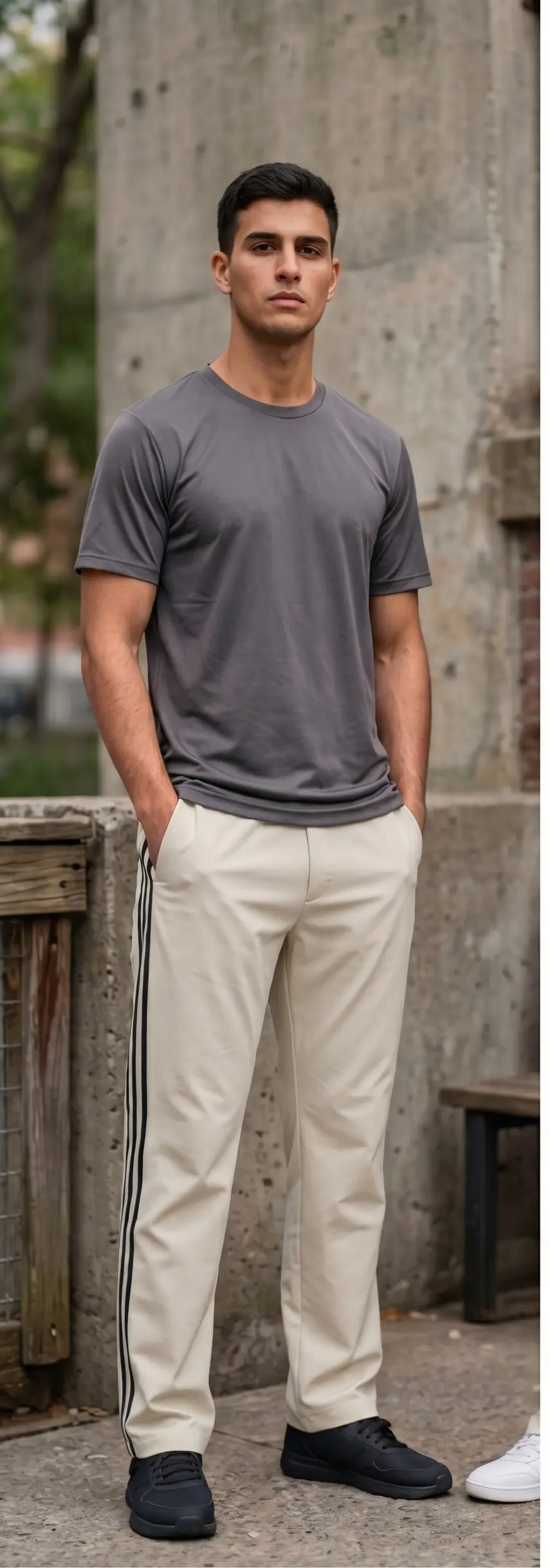 Athletic Track Pants 3-Stripe - Angle 4