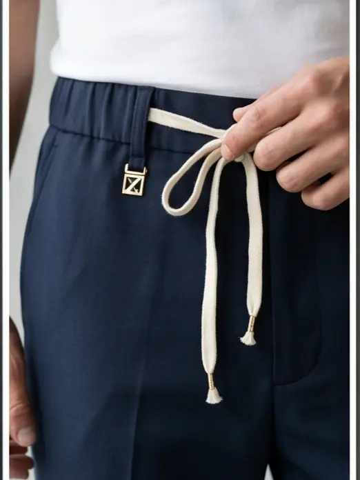 Casual Drawstring Trouser - Angle 4