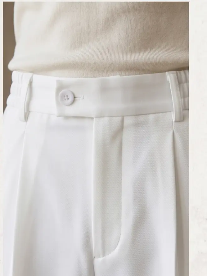 Casual Pleated Trouser - Angle 4