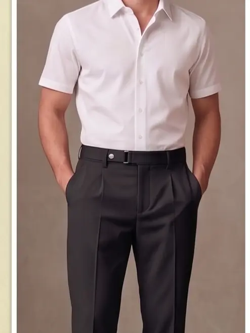 Casual Pleated Trouser alternate angle