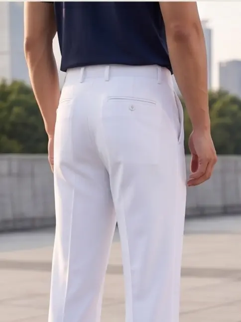 Casual Pleated Trouser - Angle 2