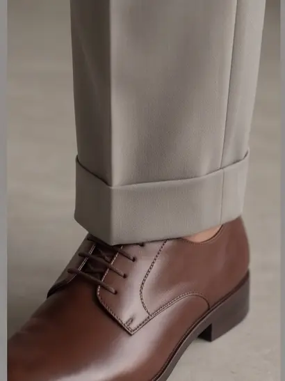 Casual Pleated Trouser - Angle 3
