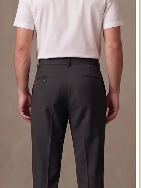 Casual Pleated Trouser - Angle 4