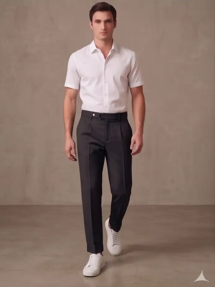 Casual Pleated Trouser