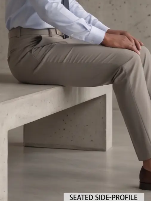 Casual Pleated Trouser alternate angle