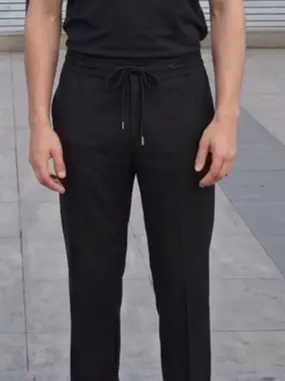 Casual Drawstring Trouser alternate angle