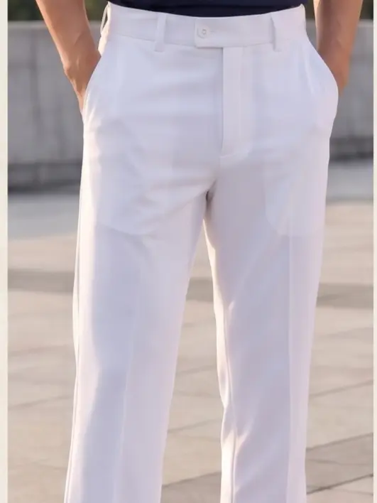 Casual Pleated Trouser - Angle 7
