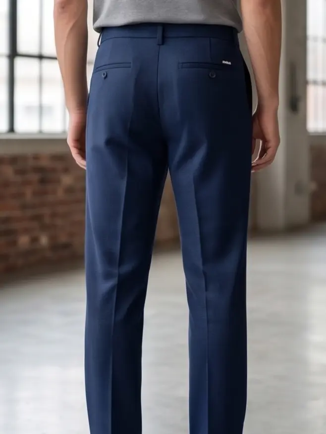 Casual Pleated Trouser - Angle 7