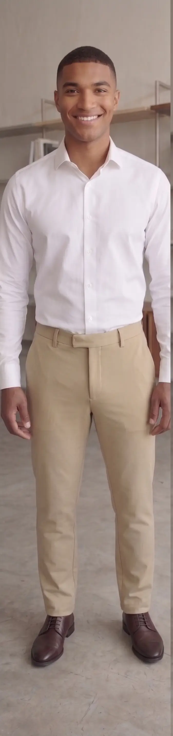 Casual Pleated Trouser - Angle 4