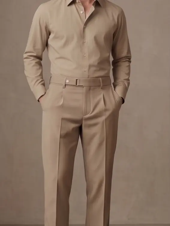 Formal Casual Trouser J025 alternate angle