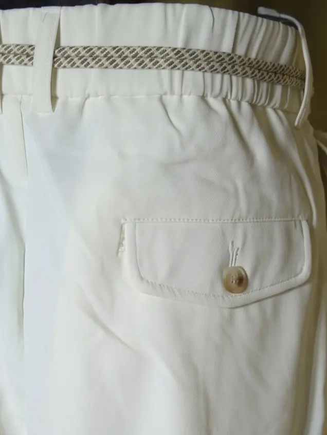 Rope-Waist Pleated Trouser alternate angle