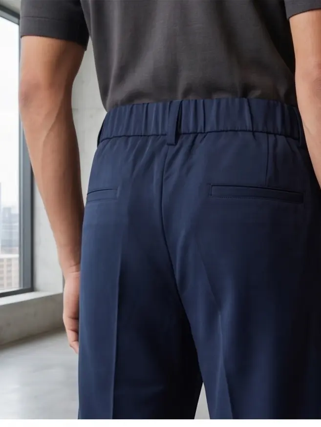 Casual Pleated Trouser - Angle 3