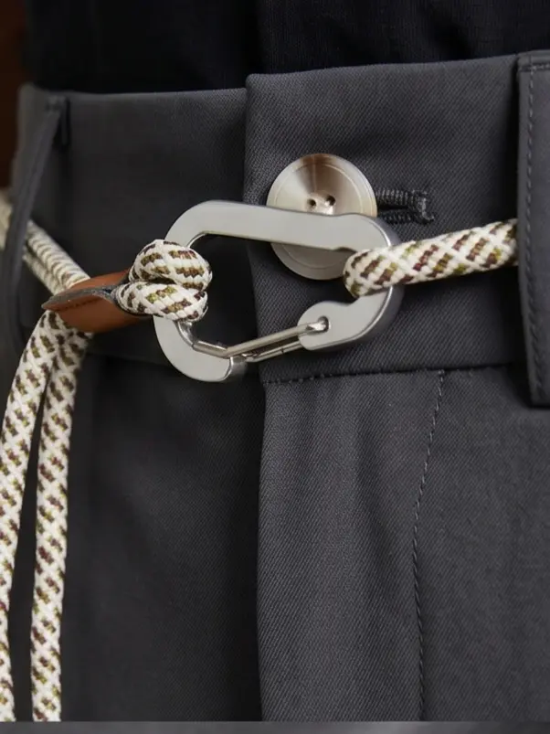 Rope-Waist Pleated Trouser - Angle 3