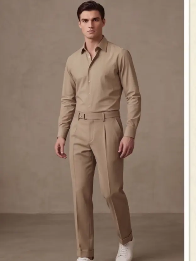 Formal Casual Trouser J025 - Angle 3
