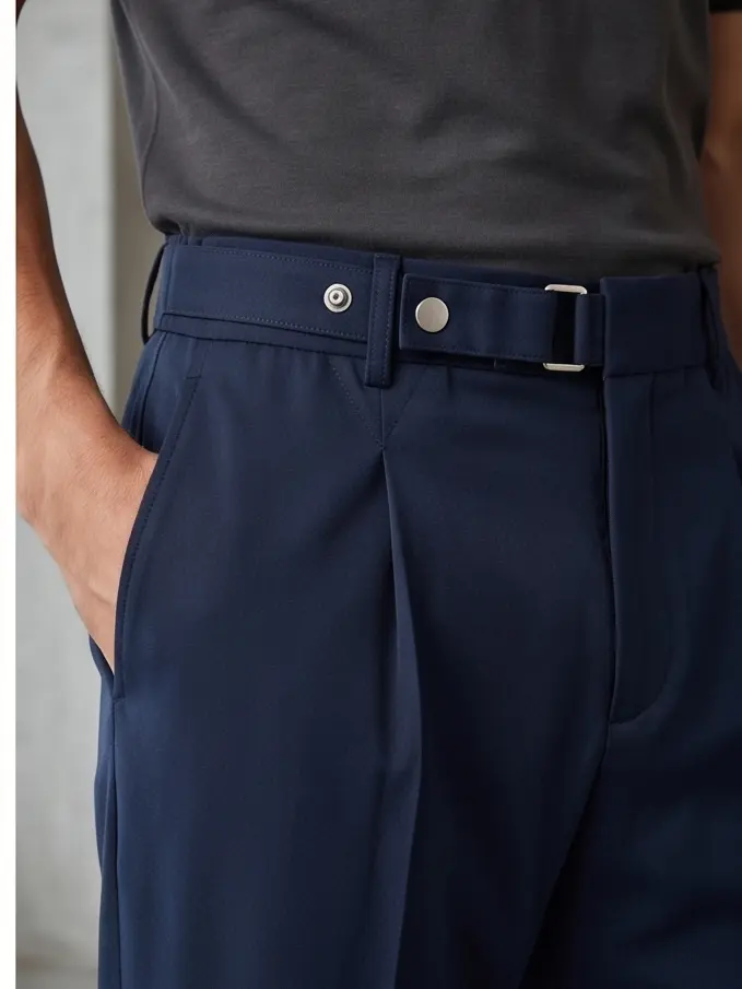 Casual Pleated Trouser alternate angle