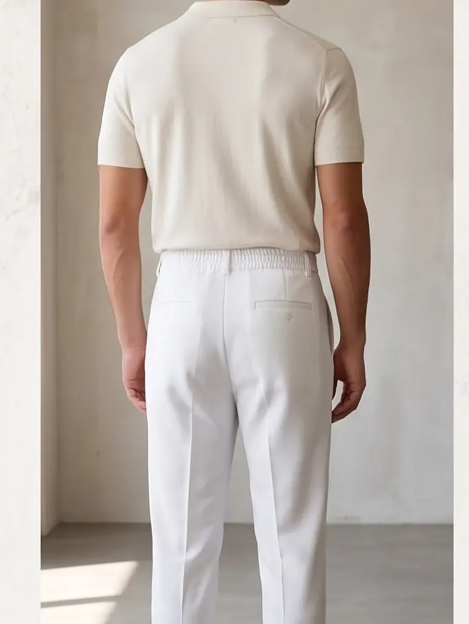 Casual Pleated Trouser alternate angle