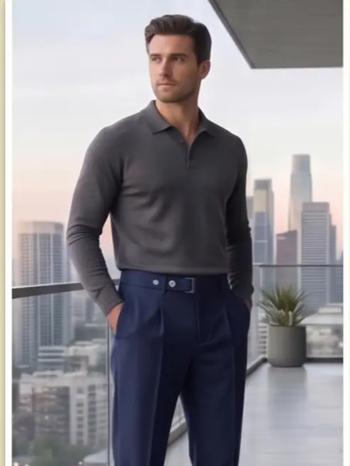 Casual Pleated Trouser
