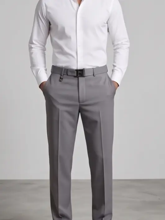 Casual Pleated Trouser alternate angle