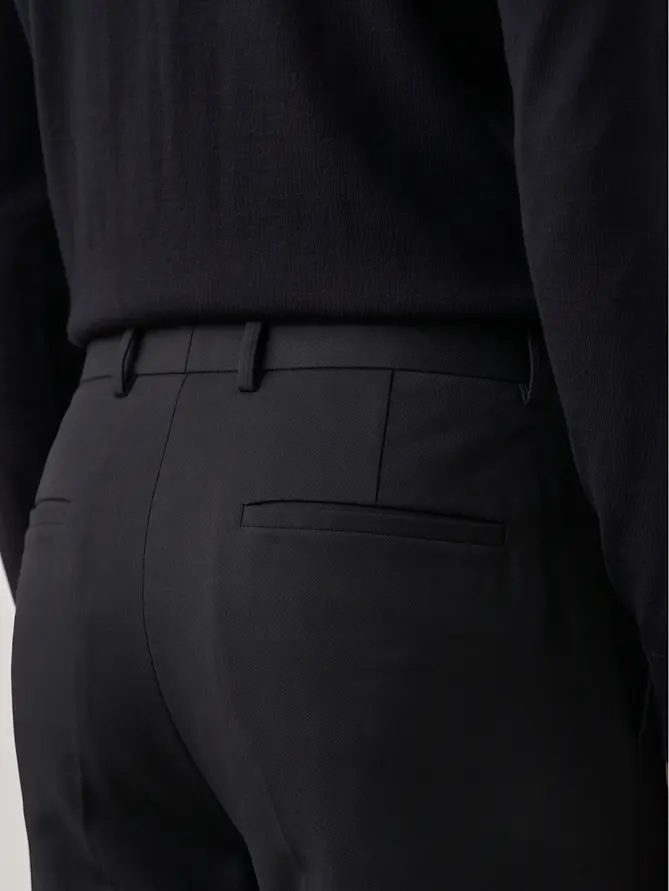 Casual Pleated Trouser - Angle 3