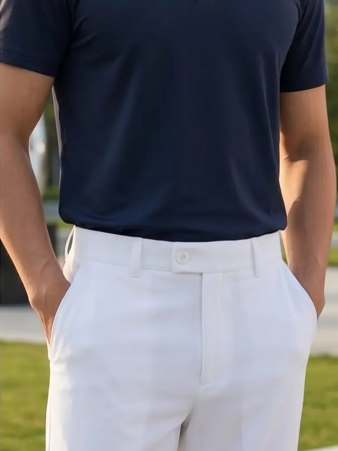 Casual Pleated Trouser - Angle 3