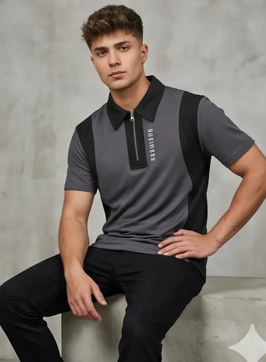 Business Tech Polo (Grey Edition) - Angle 6