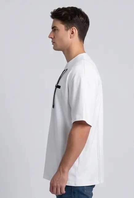 Hardware Tee (White) alternate angle