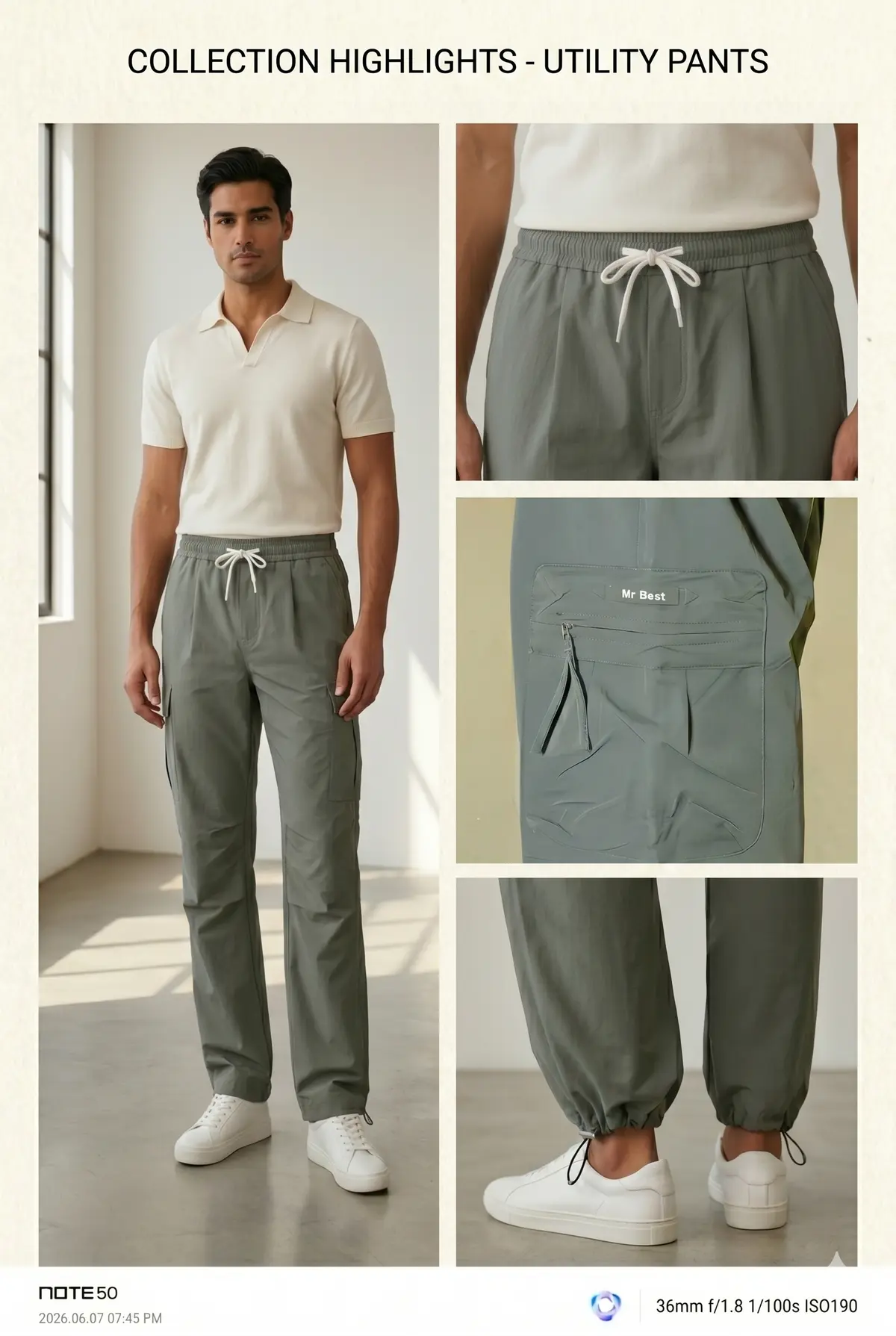 Cargo Pant Four Pocket Olive Green - Angle 5
