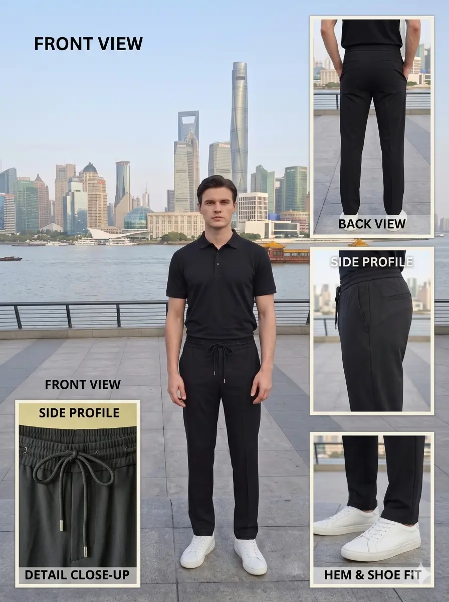 Casual Drawstring Trouser