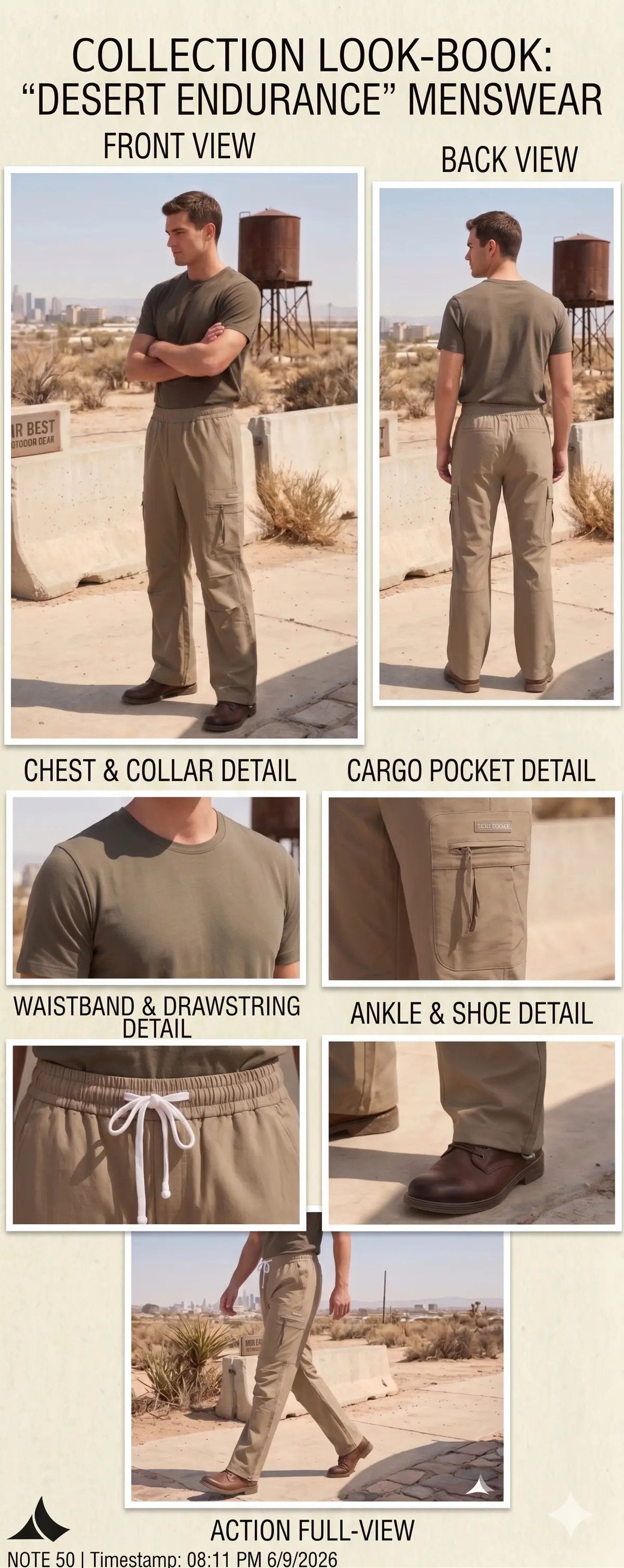 Cargo Pant Four Pocket Khaki Edition - Angle 7