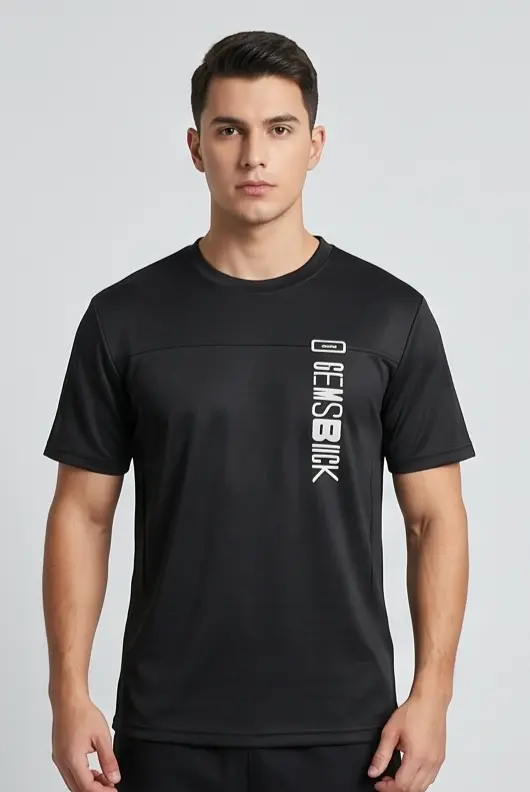 GemsBuck Strike Tee (Black Edition) - Angle 3