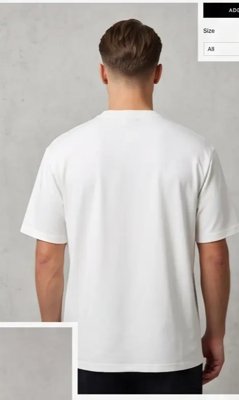 GemsBuck Strike Tee (White Edition) alternate angle