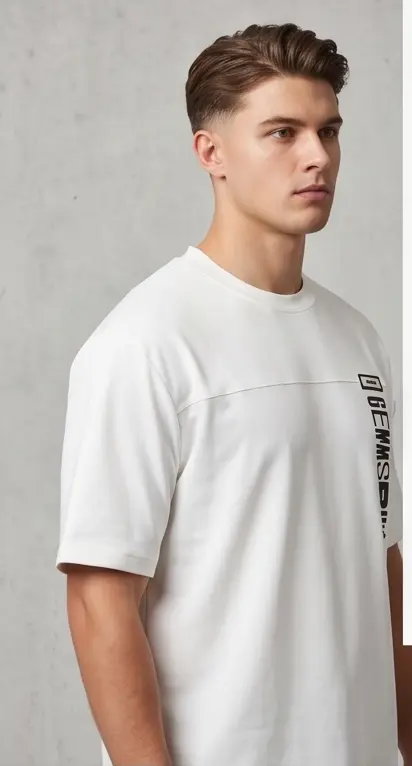GemsBuck Strike Tee (White Edition) - Angle 3