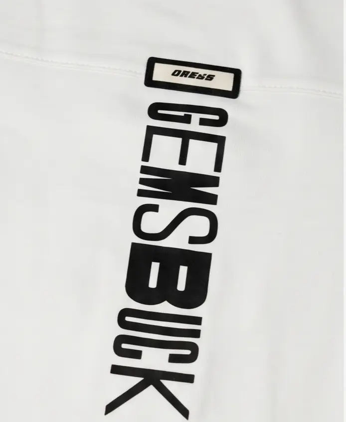 GemsBuck Strike Tee (White Edition) - Angle 5