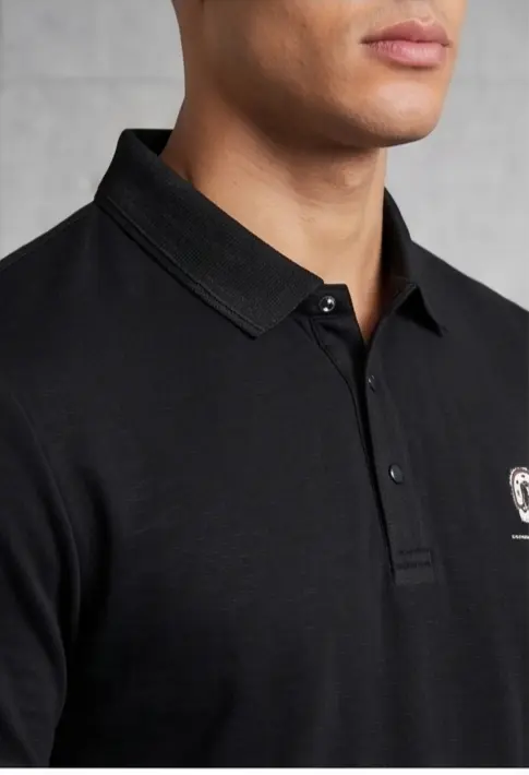 Arch Crest Polo (Stealth Black) alternate angle