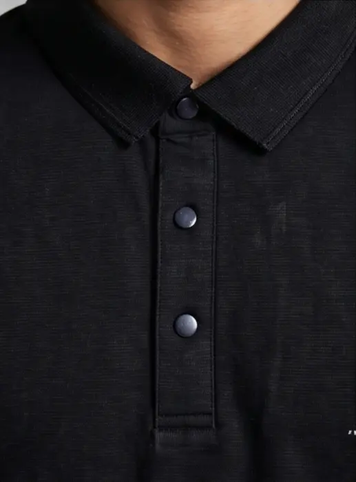Arch Crest Polo (Stealth Black) - Angle 4