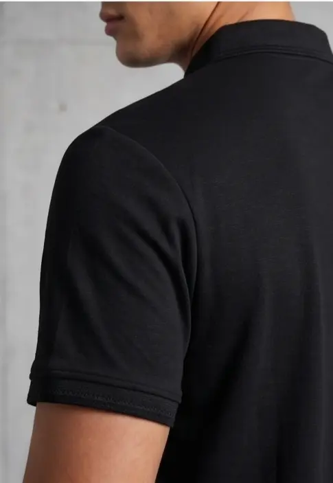 Arch Crest Polo (Stealth Black) - Angle 5