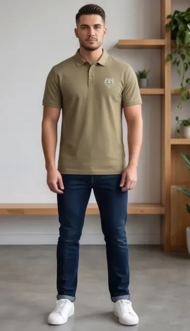 Arch Crest Polo (Sage Edition)