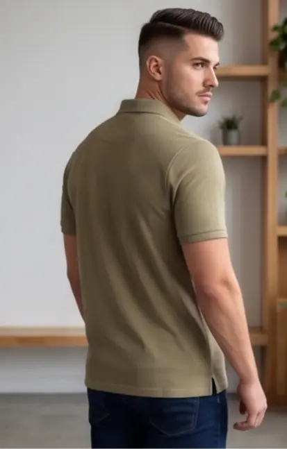 Arch Crest Polo (Sage Edition) - Angle 5