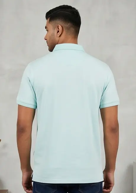 Arch Crest Polo (Sea Blue Edition) alternate angle