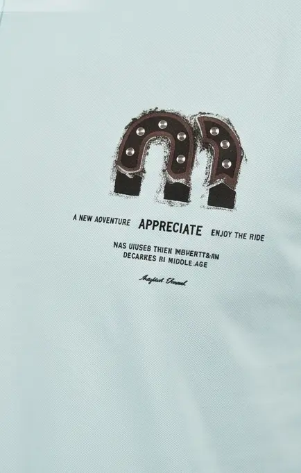 Arch Crest Polo (Sea Blue Edition) - Angle 5
