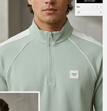 Altitude Half-Zip (Sage) alternate angle