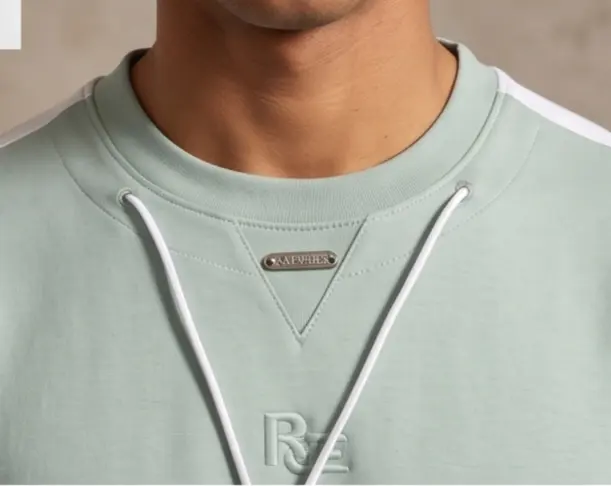 Anchor Drawcord Tee (Sage Edition) alternate angle