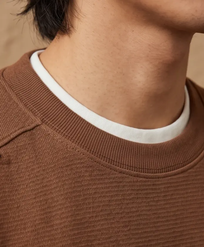 SOUANG Textured Layered Tee - Angle 6