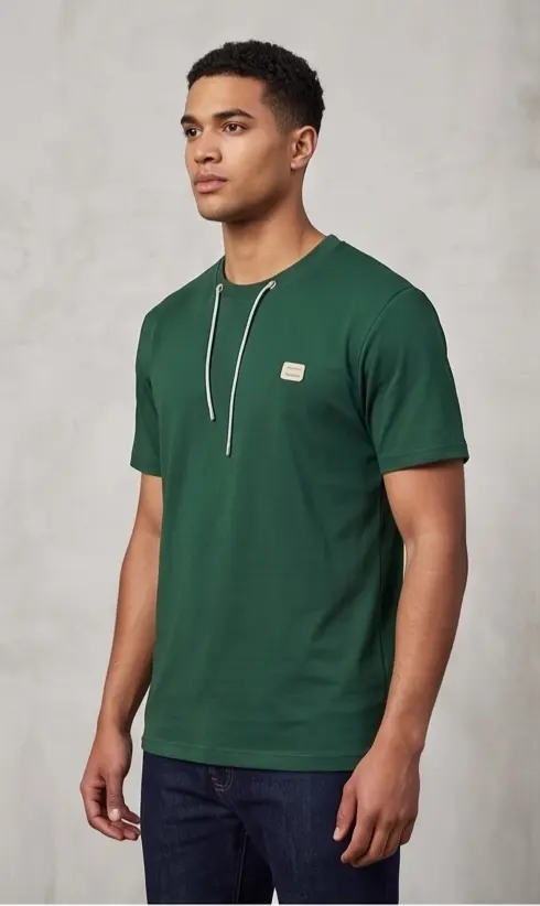 Forest Drawcord Tee