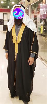 EMBROIDERED ROYAL Bisht (Royal Arabic Gown) - BLACK
