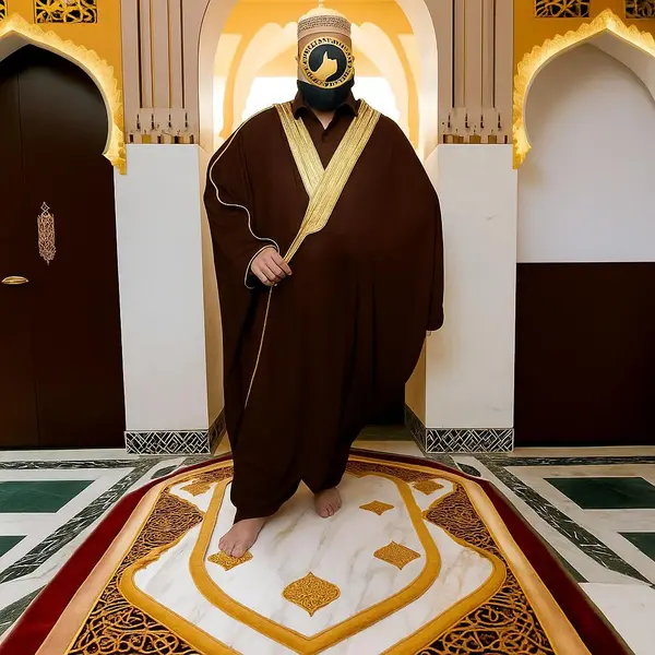 EMBROIDERED ROYAL Bisht (Royal Arabic Gown) - Dark Brown